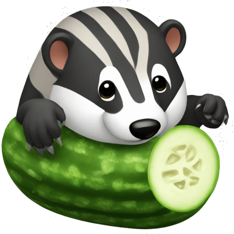 badger cucumber emoji