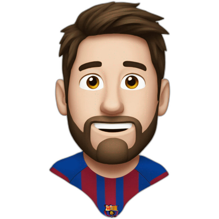 Messi diciendo Siuu emoji