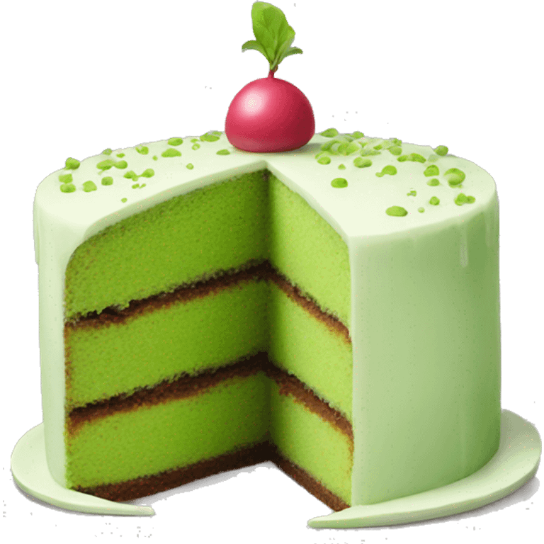 matcha cake emoji