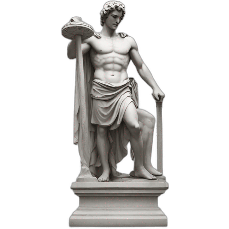 Greek god statue emoji