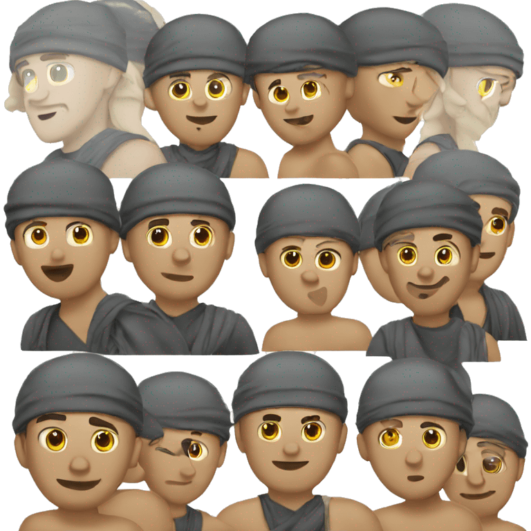 white guy with durag emoji