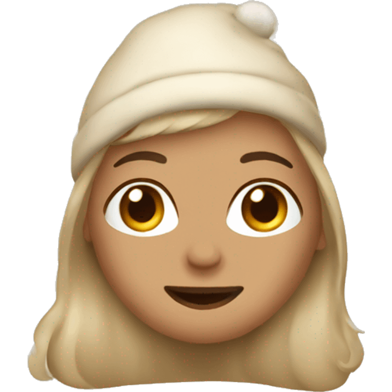 Christmas beige emoji