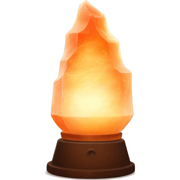 Himalaya’s salt lamp with warm light  emoji