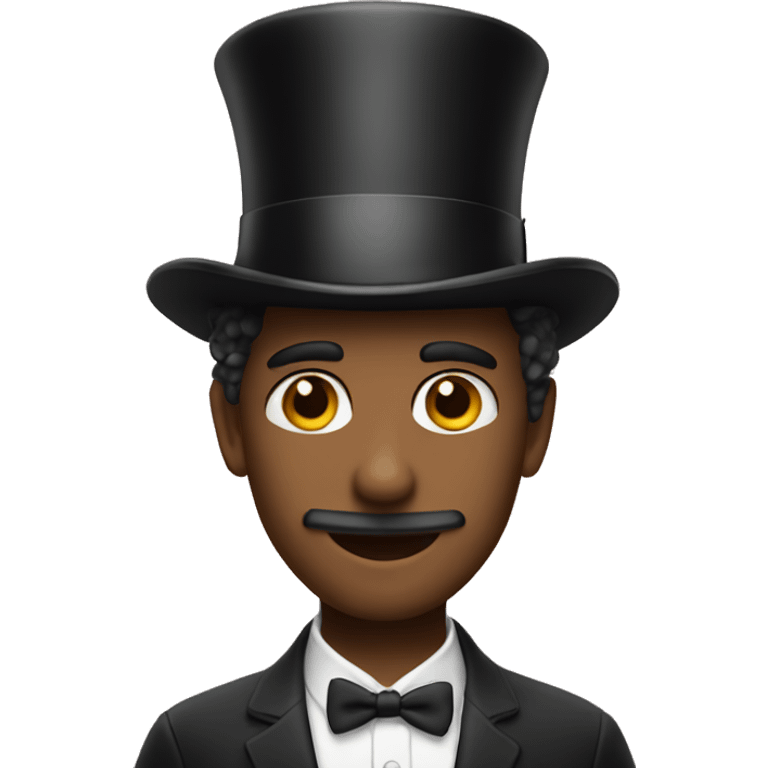 Me wearing a top hat  emoji