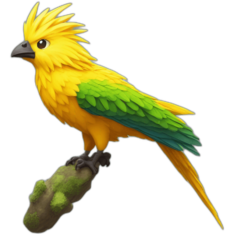 super saiyan parkeet bird emoji