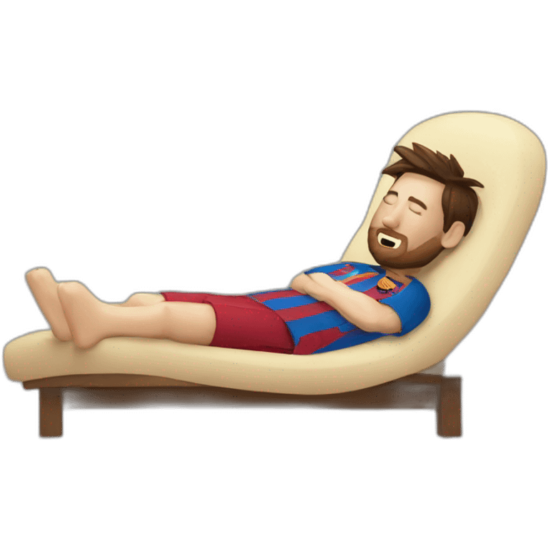 Sleeping-Messi emoji