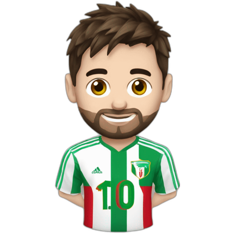 Messi avec le maillot de l’Algérie  emoji