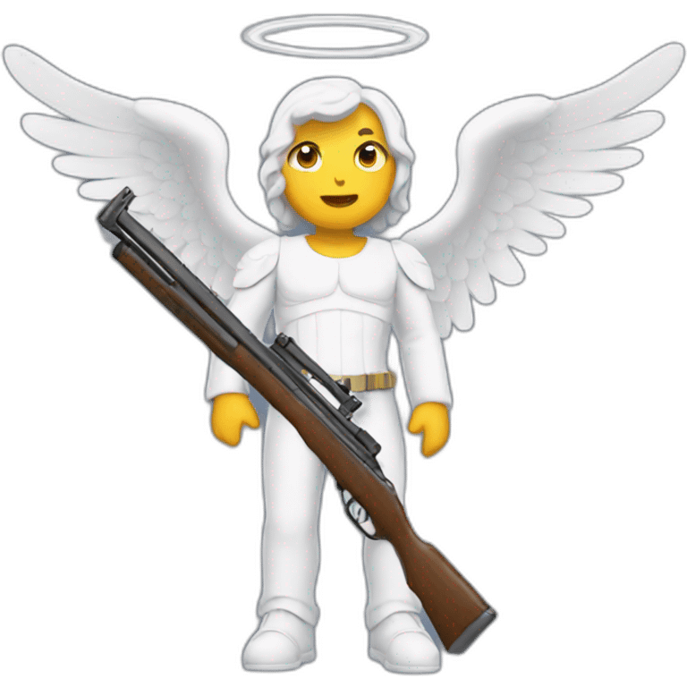 Angel with a shotgun emoji