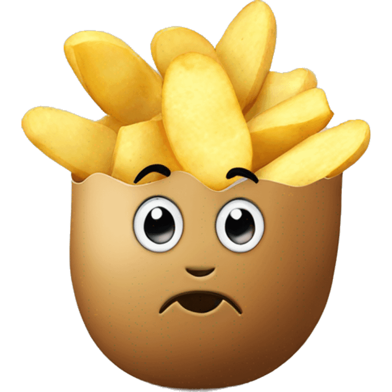 Potato mix with chips  emoji