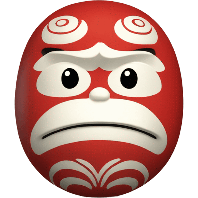 daruma japan figurine emoji