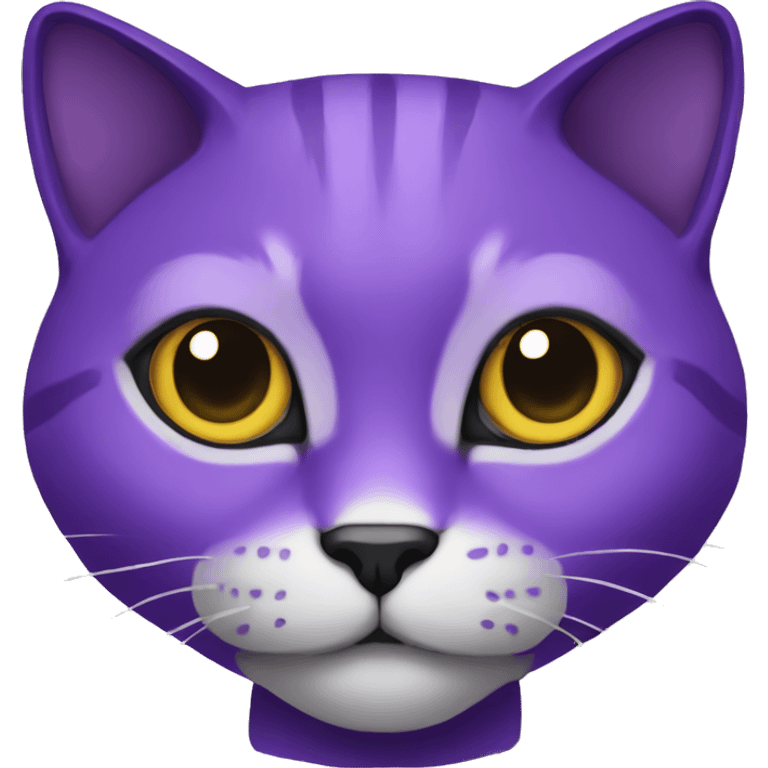 Gato morado  emoji