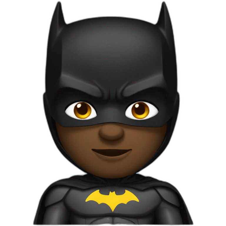 Black batman emoji