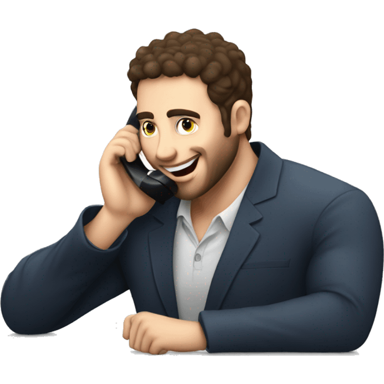 Jewish guy on the phone saying Call me after yom tov emoji