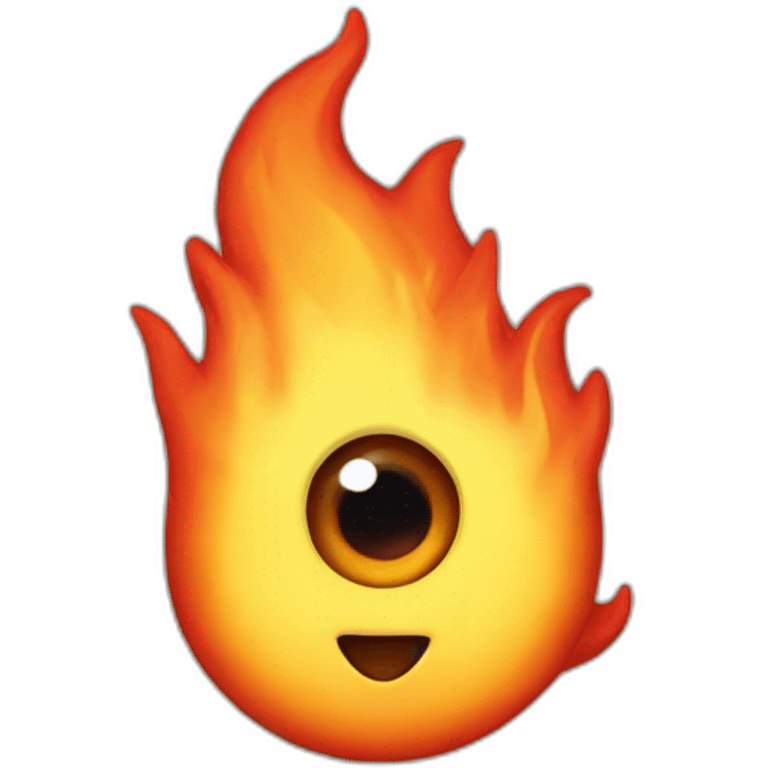 fire with eyeballs emoji