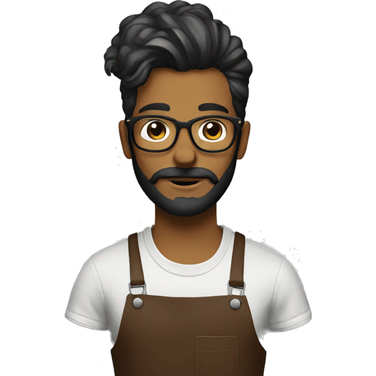 A hipster barista emoji