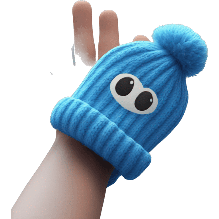 3D-Deep-blue-baby-mittens emoji