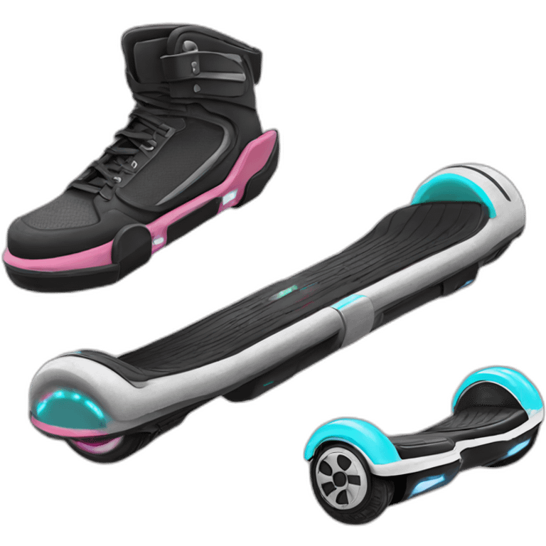 Hoverboard back to the future emoji