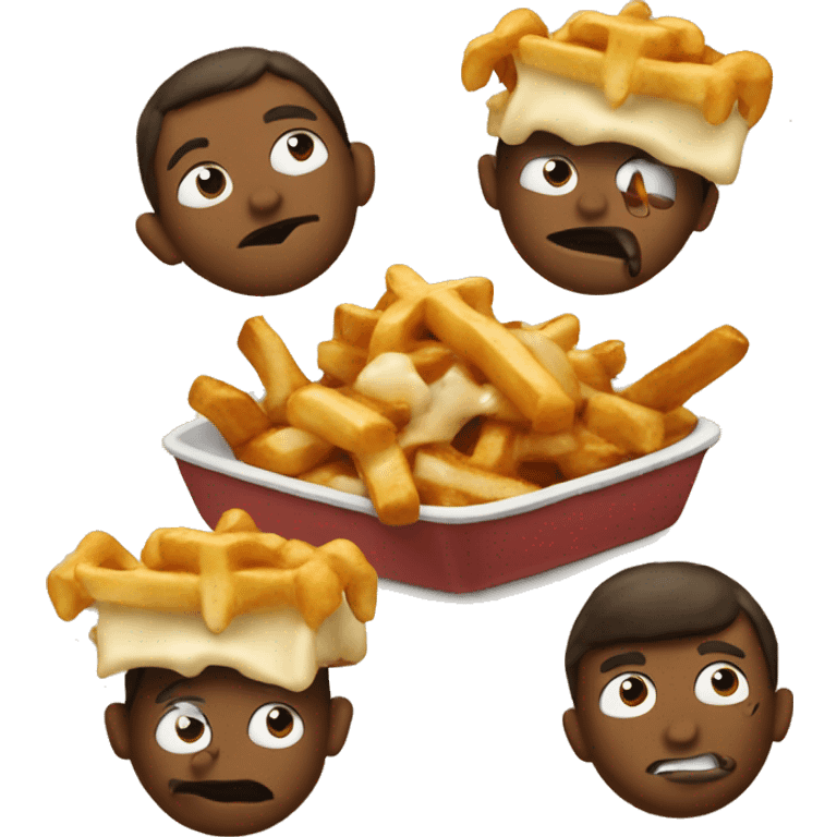 poutin eat poutine emoji