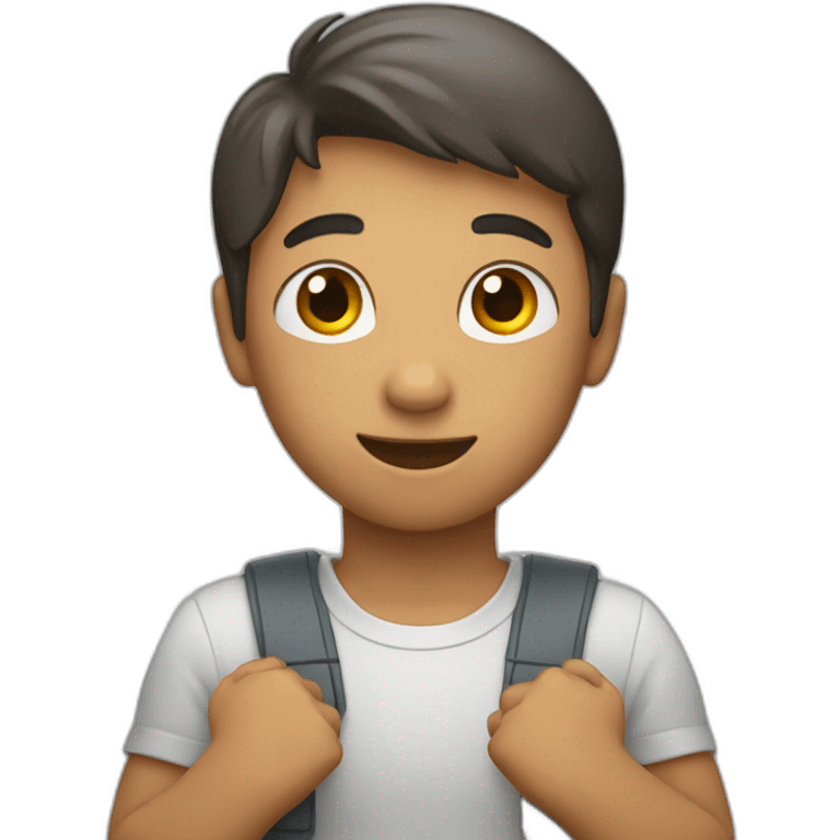 person holding both arms up emoji