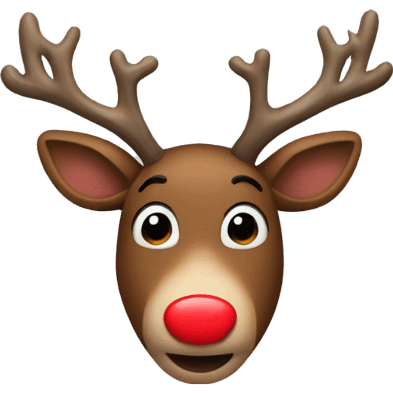 Red Nosed Reindeer emoji