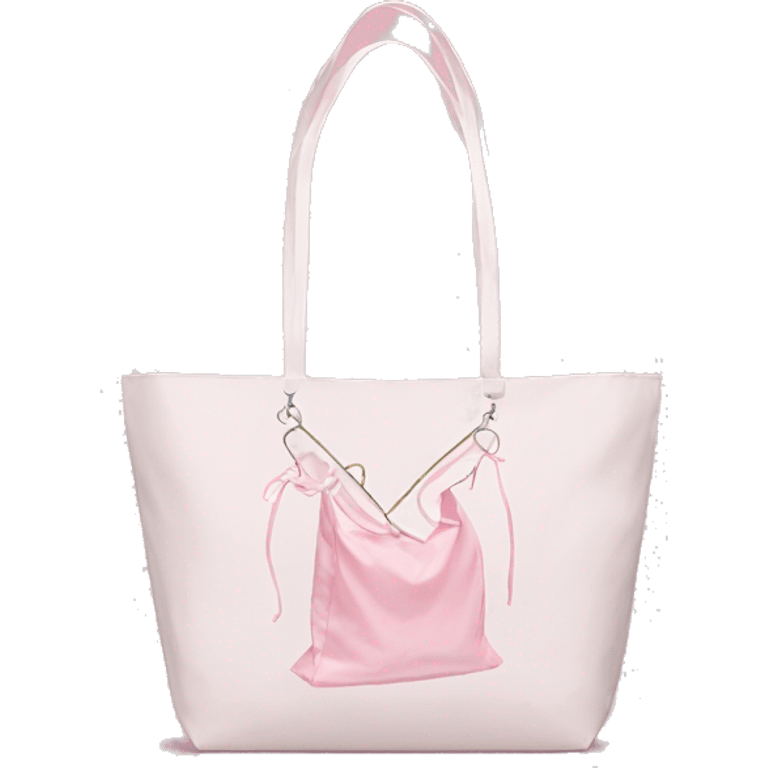 soft white pink Victoria Secret Shopping Bag emoji