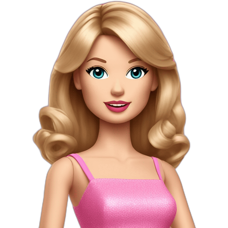 Taylor swift as a barbie emoji