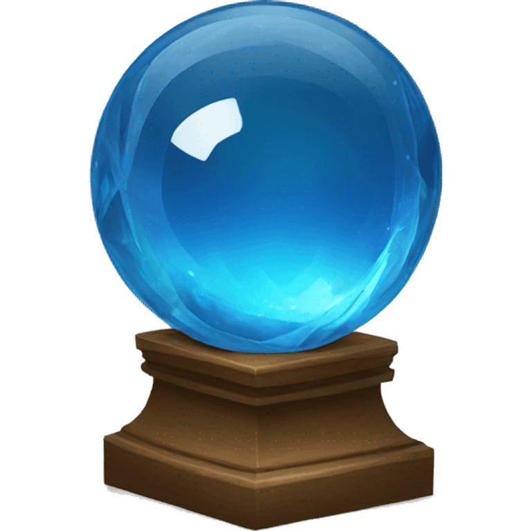 blue crystal ball emoji