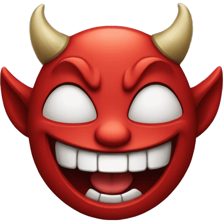 devil laughing mischievously  emoji