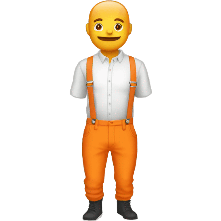 a pants orange with suspenders orange emoji