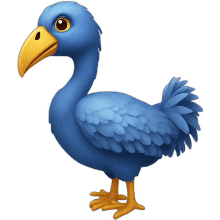 Dodos bleus emoji