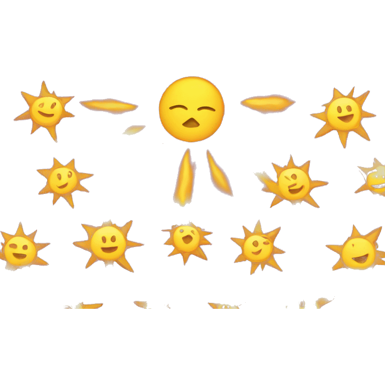 a sun emoji