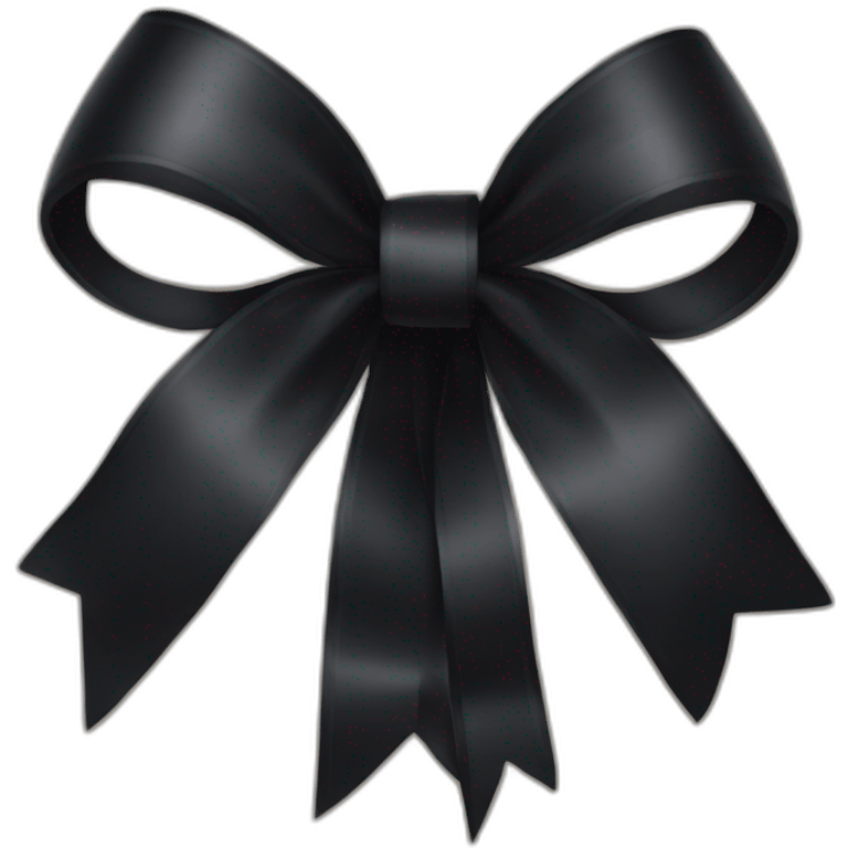 black bow  emoji