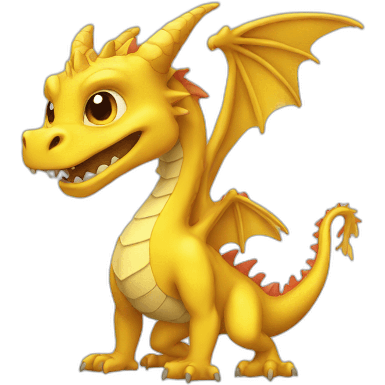 dragon jaune emoji