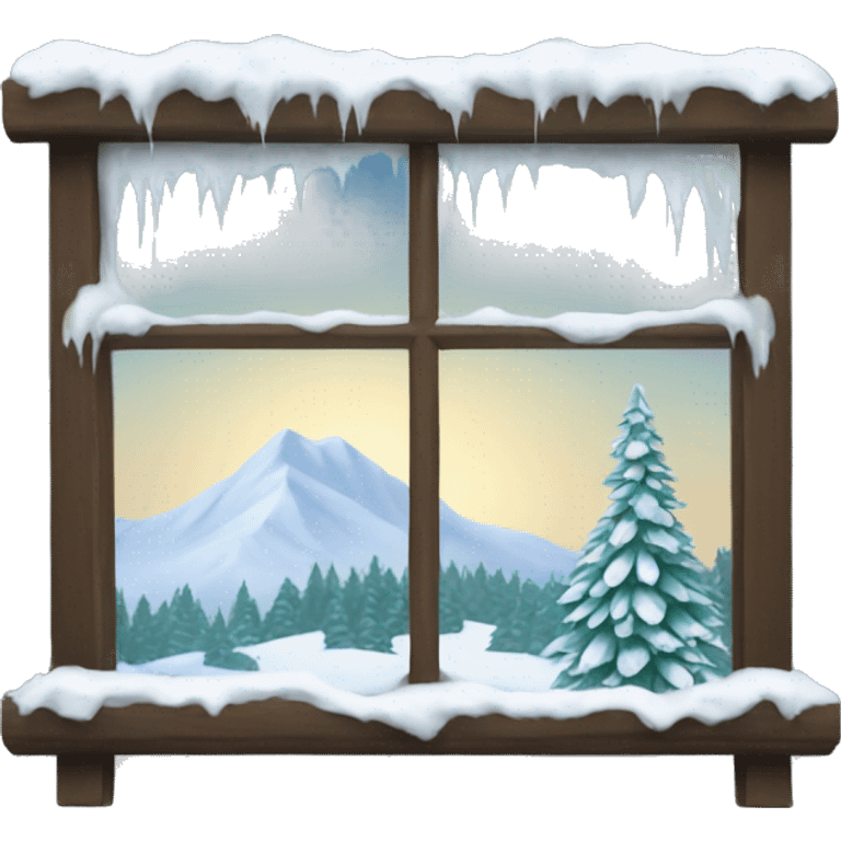 Winter window  emoji