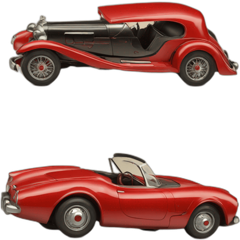 vintage red mercades emoji