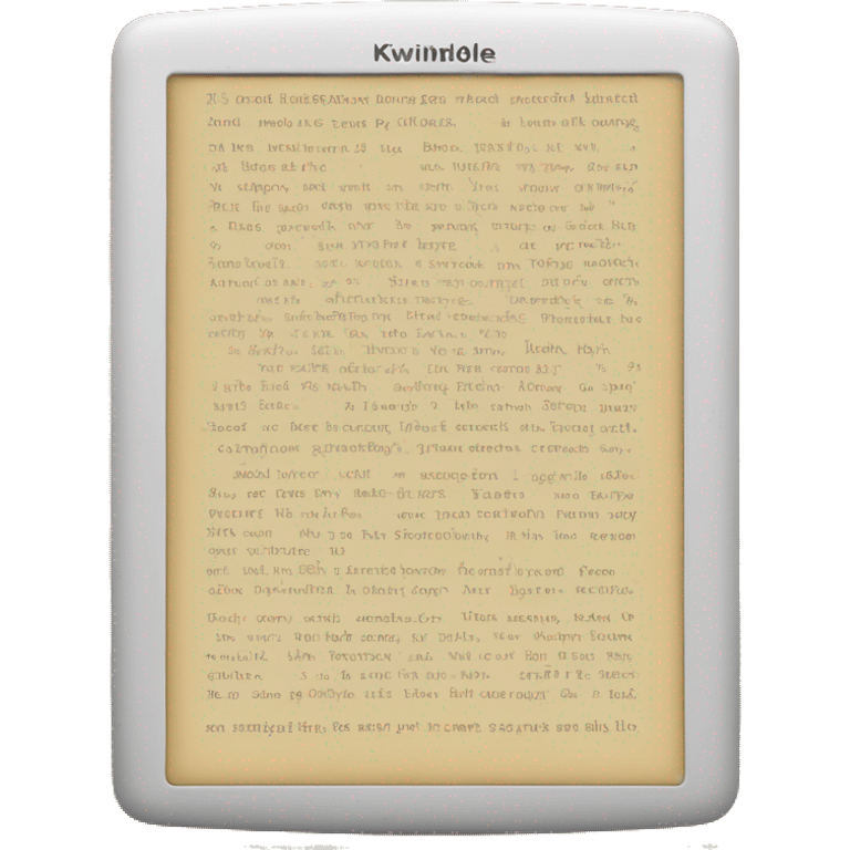 Kindle reading emoji