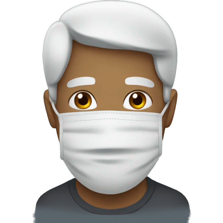 Doug wearing a mask  emoji