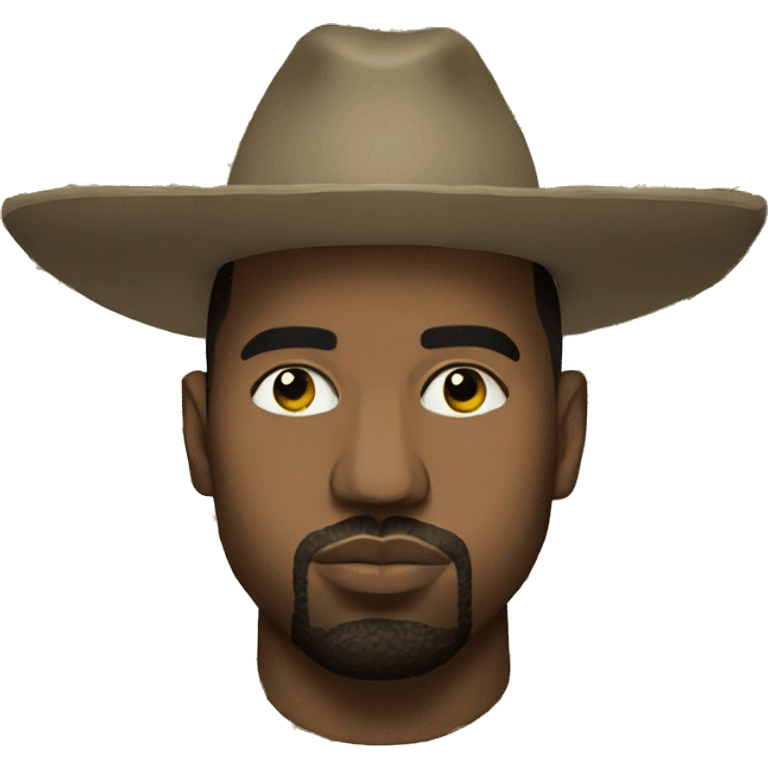 kanye with a sombrero emoji