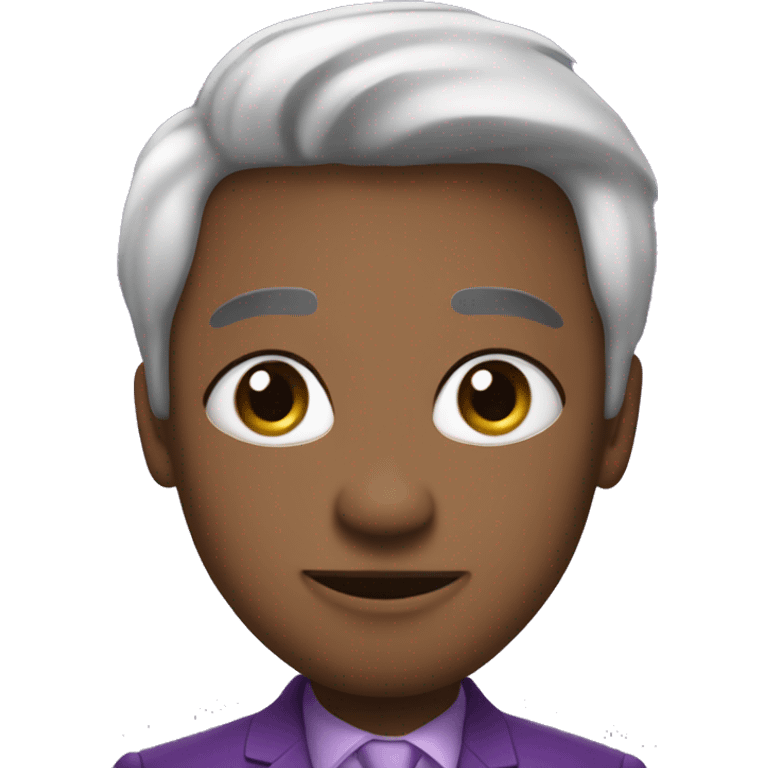 Hamala Harris in Purple Suit emoji