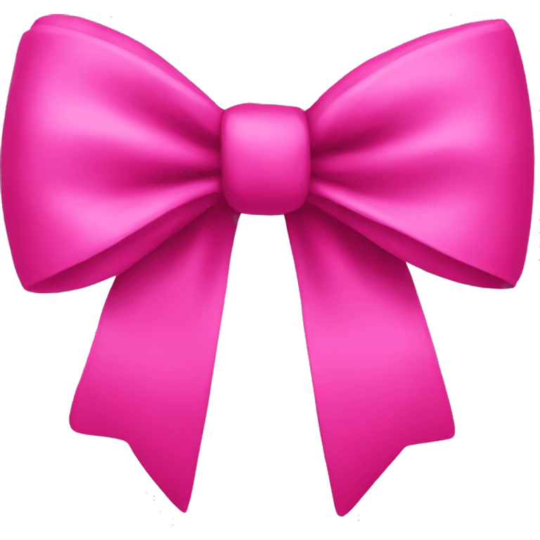 Hot Pink bow  emoji