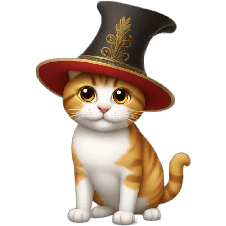 cat with turkish hat emoji