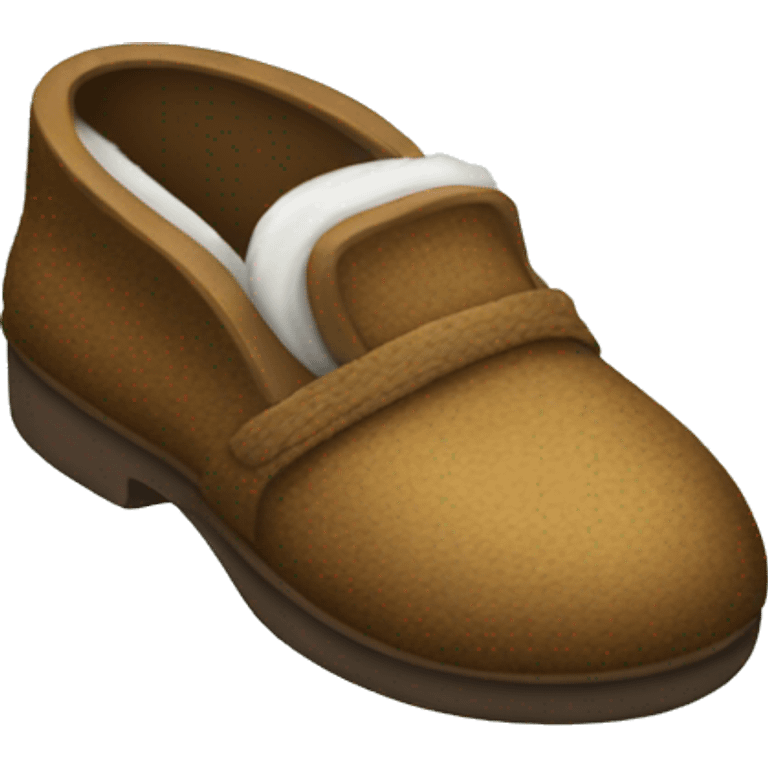 slipper shoe emoji