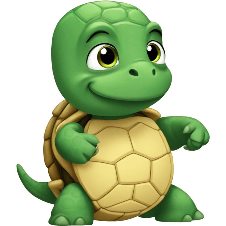 Turtle cute emoji