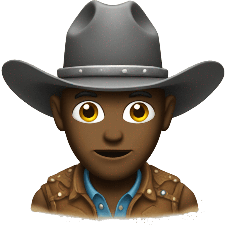 Alien cowboy emoji