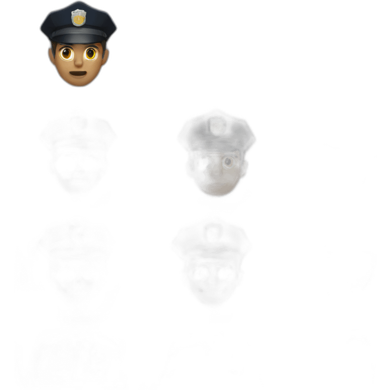 Police Spanish emoji