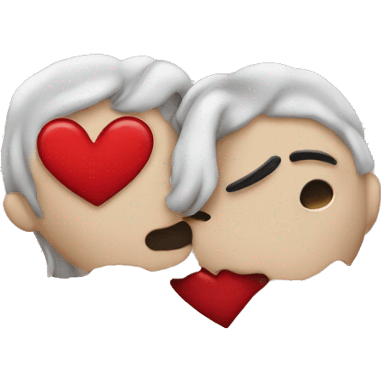 Heart kiss emoji