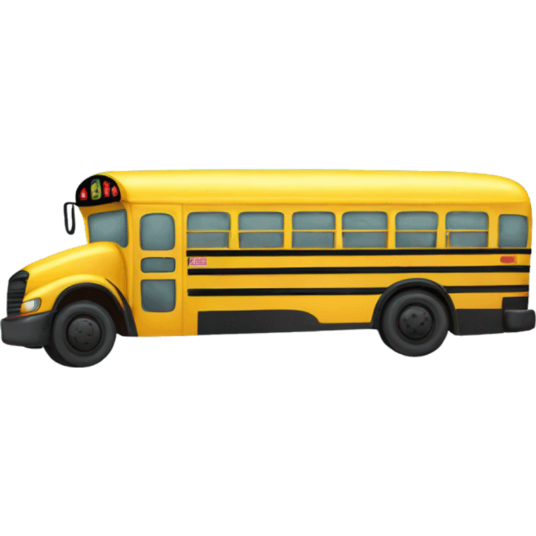 school bus emoji