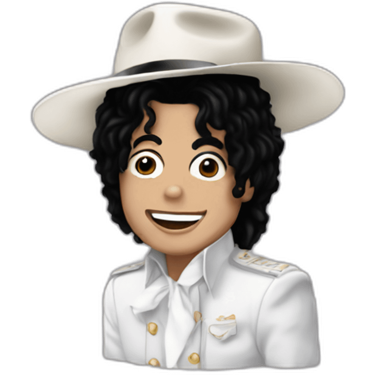 Michael Jackson qui mange des pates emoji