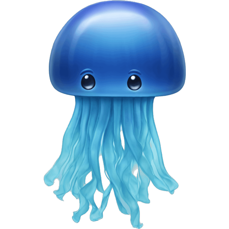 blue jellyfish emoji