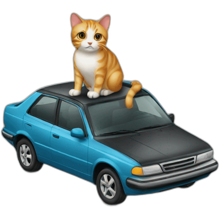 cat-on-car emoji